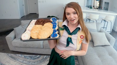 Sampling The Scout Girl'S Cookie